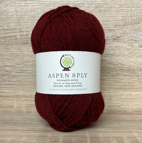 Aspen 8PLY Cherry wool