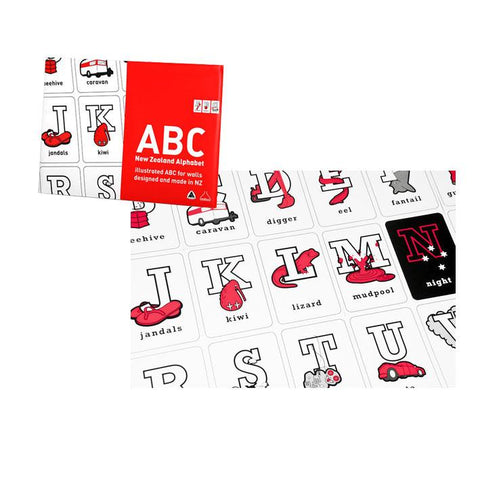ABC - New Zealand Alphabet wall frieze