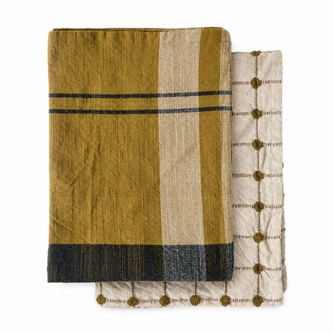 Set of 2 cotton tea towels