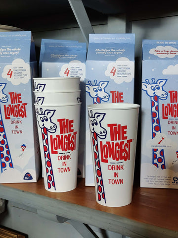 Longest Drink Reusable Cups - Set of 4