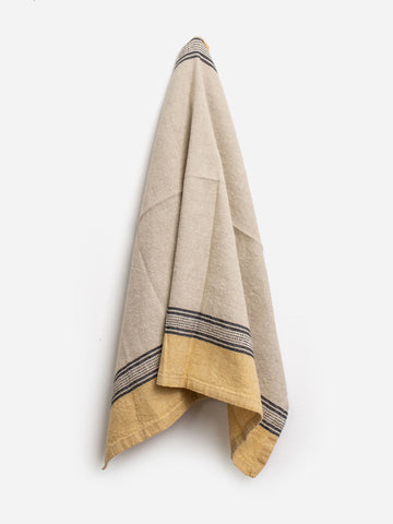Woven ribbon teatowel