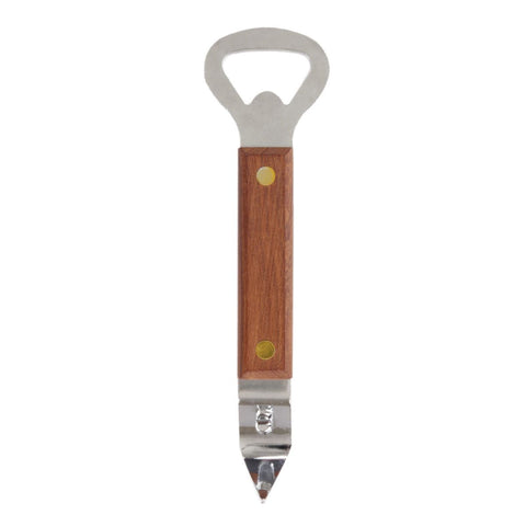 Church key: wood handle
