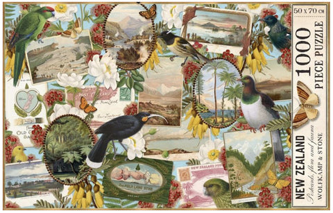 Postcard birds puzzle