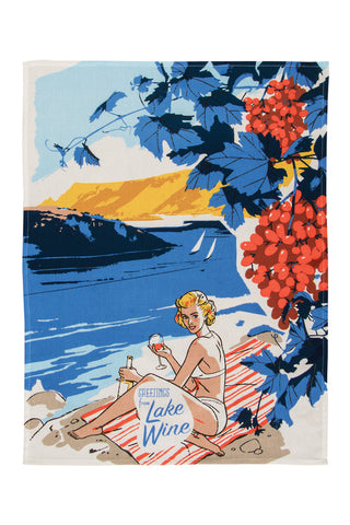 Tea Towel: Lake Wine
