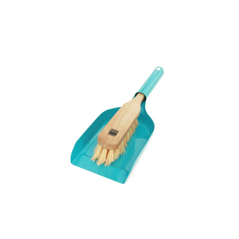 Blue brush & shovel